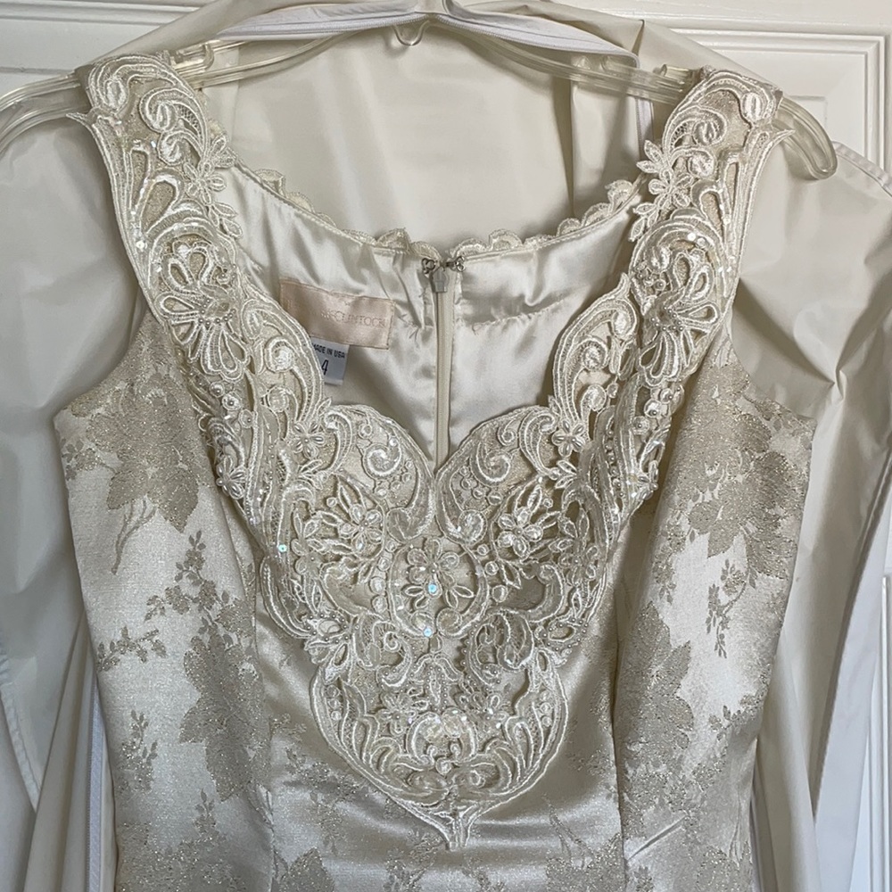 Jessica McClintock Cream Dress - Picture 2 of 8